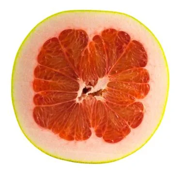 Half of ripe pomelo Stock Photos