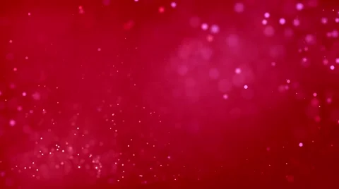 Half side small and half side big particles on pink motion video background Stock Footage 66539351