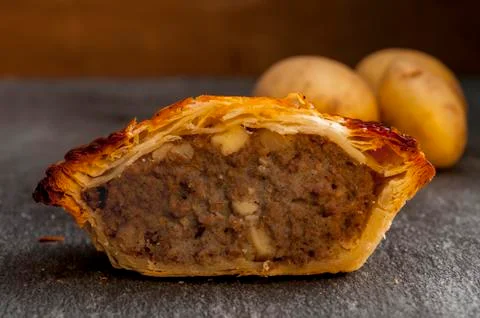 Half of a Small Pie Stock Photos