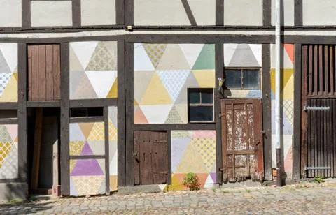 Half-timbered house Stock Photos