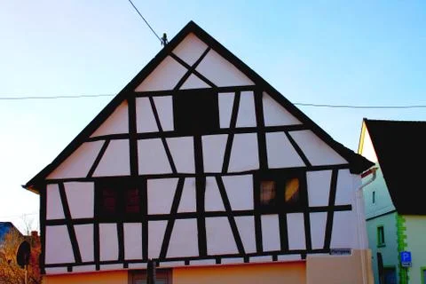 Half-timbered house Stock Photos