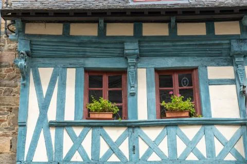 Half timbered house Stock Photos