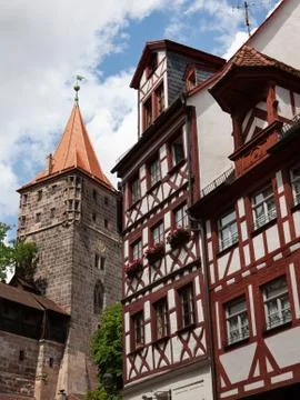 Half timbered house. Stock Photos