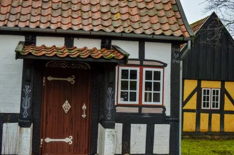 Half-Timbered Houses Stock Photos