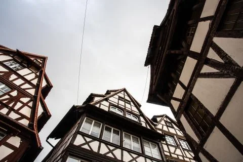 Half timbered Foto stock