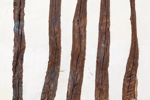 Half-timbered wall background Foto stock
