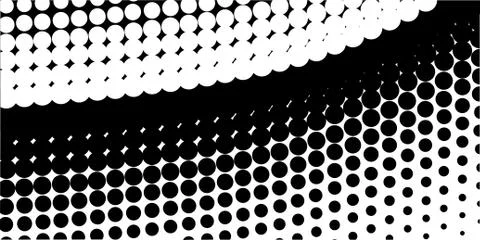 Half tone curve Stock Illustration