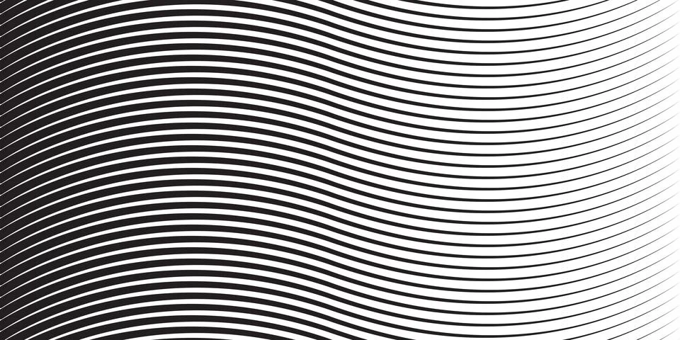 Half tone gradient line pattern. Faded halftone black lines. Fading gradien.. Stock Illustration