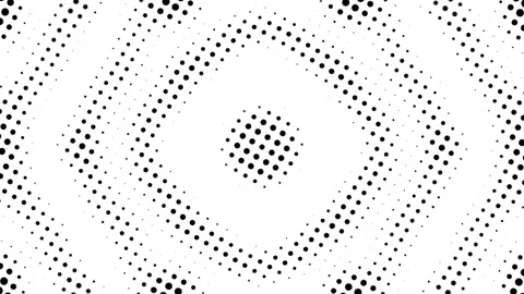 Half tone of many dots, computer generated abstract background, 3D render Video stock 105628446