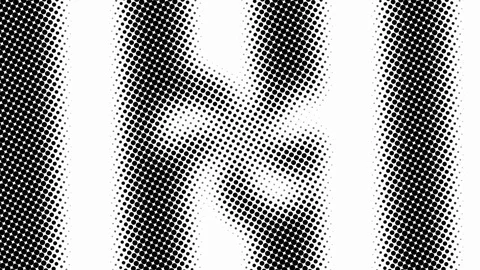 Half tone of many dots, computer generated abstract background, 3D render Stock Footage 121086175