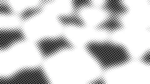 Half tone of many dots, computer generated abstract background, 3D render Illustrazione stock
