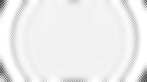 Half tone of many dots, computer generated abstract background, 3D render Illustrazione stock