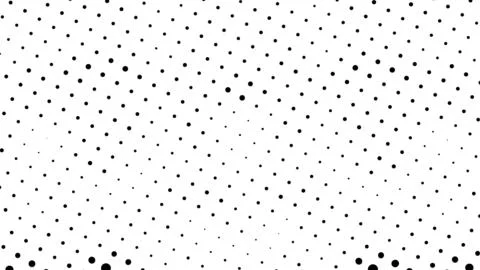 Half tone of many dots, computer generated abstract background, 3D render Stock Illustration
