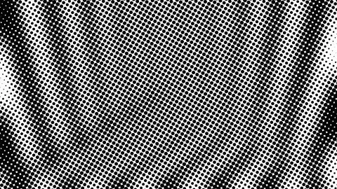 Half tone of many dots, computer generated abstract background, 3D render Illustrazione stock