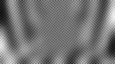 Half tone of many dots, computer generated abstract background, 3D render Illustrazione stock