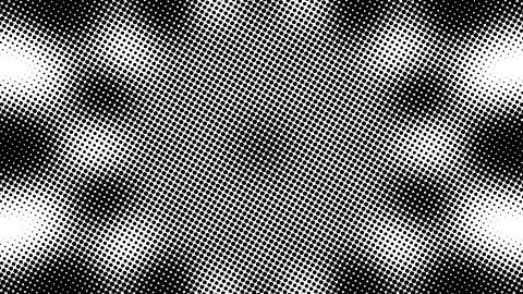 Half tone of many dots, computer generated abstract background, 3D render Stock Illustration