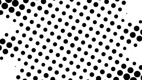 Half tone of many dots, computer generated abstract background, 3D render Stock Illustration