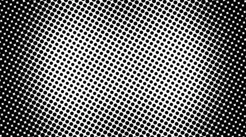 Half tone of many dots, computer generated abstract background, 3D render Illustrazione stock