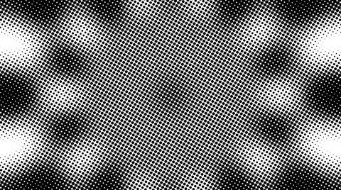 Half tone of many dots, computer generated abstract background, 3D render Stock Illustration