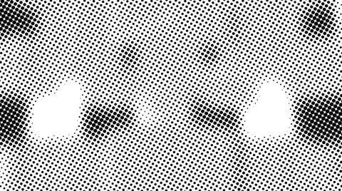 Half tone of many dots, computer generated abstract background, 3D render Stock Illustration