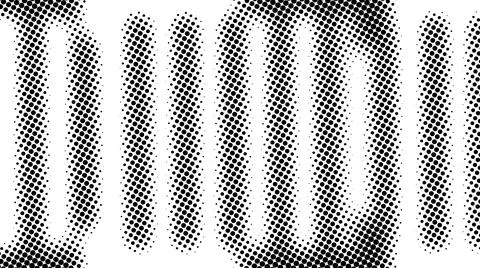 Half tone of many dots, computer generated abstract background, 3D render Stock Illustration