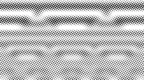 Half tone of many dots, computer generated abstract background, 3D render Stock Illustration