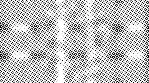 Half tone of many dots, computer generated abstract background, 3D render Illustrazione stock