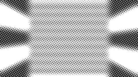 Half tone of many dots, computer generated abstract background, 3D render Stock Illustration