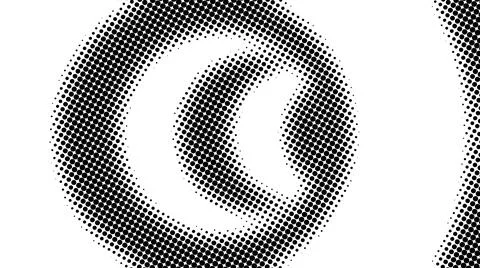 Half tone of many dots, computer generated abstract background, 3D render Stock Illustration