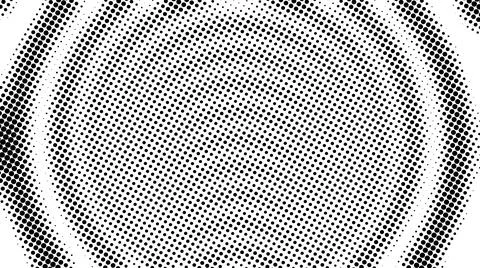 Half tone of many dots, computer generated abstract background, 3D render Stock Illustration