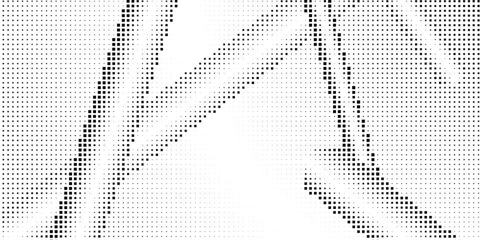 Half-tone monochrome pattern with squares. Minimalism, vector. Black dots on  스톡 일러스트