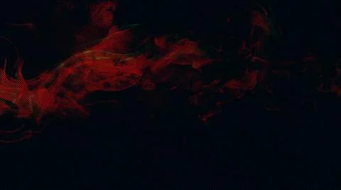 Half tone texture, red smoke on a black background Stock Illustration