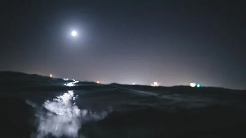 Half in water shot 库存影片 305249514