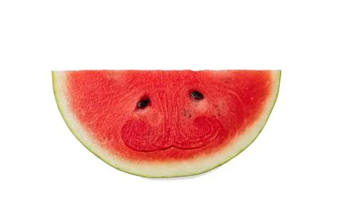 Half watermelon isolated Stock Photos