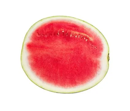 Half watermelon isolated Stock Photos