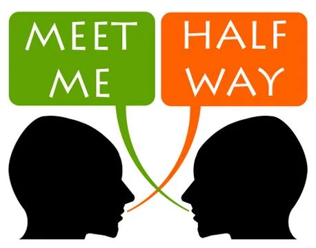 Half way Stock Illustration