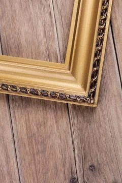 Half wood frame Stock Photos