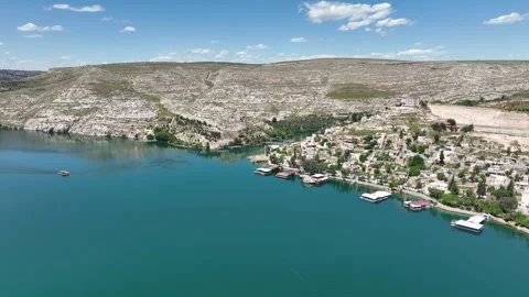 Halfeti Aerial View Stock Footage 294105032