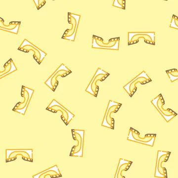 Halfpipe skateboard sport vector seamless pattern Stock Illustration