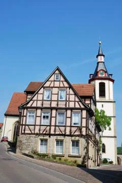 Halftimbered house Stock Photos