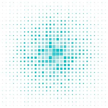 Halftone abstract geometric design, digital dynamic texture cover background, Stock Illustration