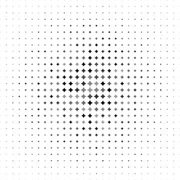 Halftone abstract geometric design, digital dynamic texture cover background, Stock Illustration