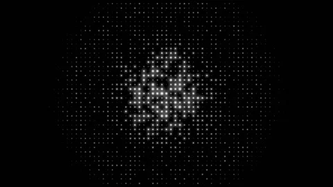 Halftone Alpha Background Loop Video Stock Footage 151084319