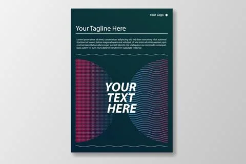 Halftone and line effect abstract background design. eps file Stock Illustration