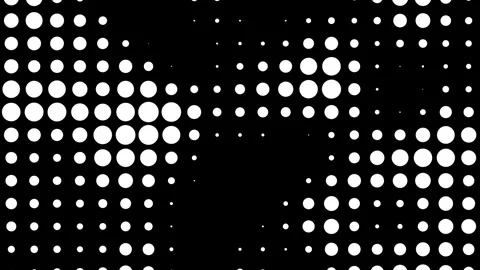 Halftone  animation abstract background in 4K 库存影片 339077025