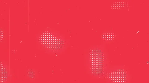 Halftone Animation with Red Comic Dot Backgrounds Stock Footage 308465392