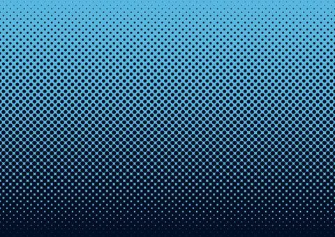 Halftone background blue Seamless halftone dot pattern background with blu... Foto stock