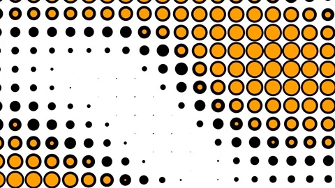 Halftone Background With Circle Pattern Animation Stock Footage 299739774