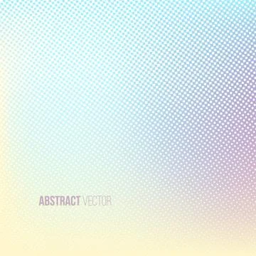 Halftone background. Color square shape banner Stock Illustration