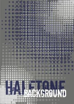 Halftone background with copy space. Stock Illustration